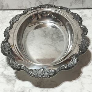 Lancaster EPCA Floral silver plate by Poole